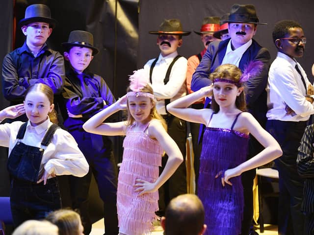 Primary 6 and P7 pupils delighted their audiences with their recent production of Bugsy Malone.