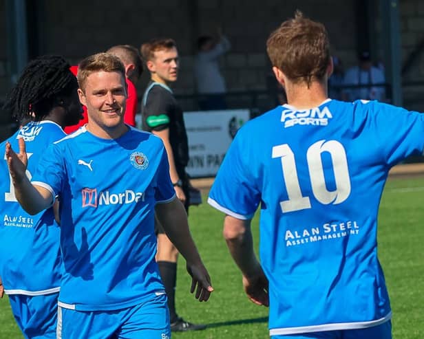 Sandy Cunningham will be back for Bo'ness Athletic this weekend (Pic Scott Louden)