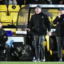 Falkirk manager John McGlynn on the touchline (Photo: Michael Gillen)