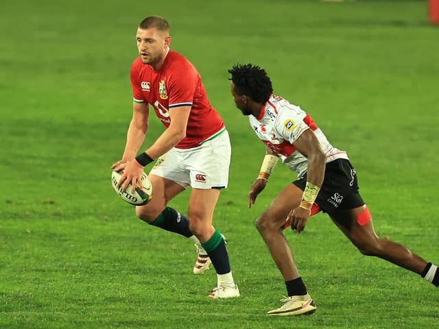 Finn Russell assisted two scores as the British & Irish Lions won 56-14 (Photo by David Rogers/Getty Images)