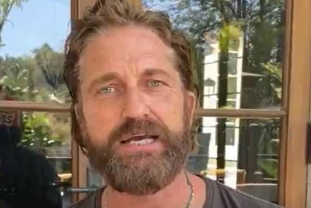 Gerard Butler will be among those asking a question during the fundraising quiz