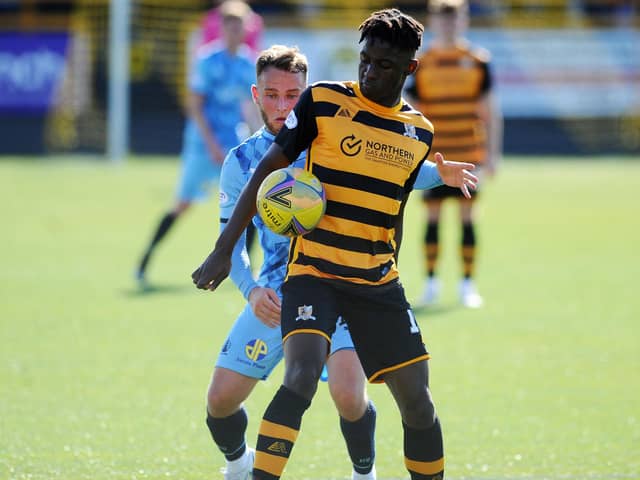 Falkirk losing 2-0 to Alloa today at the Indodrill Stadium (Picture: Michael Gillen)