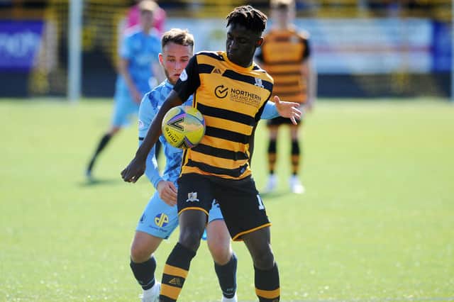 Falkirk losing 2-0 to Alloa today at the Indodrill Stadium (Picture: Michael Gillen)