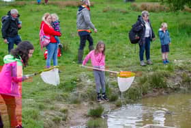 Families enjoyed learning about science at Saturday's event.