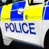 Officers were called to a collision on the M876 on Monday afternoon.