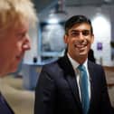 Rishi Sunak and Boris Johnson 