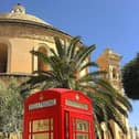 Two design classics – the Carron kiosk at Mosta Church in Malta
