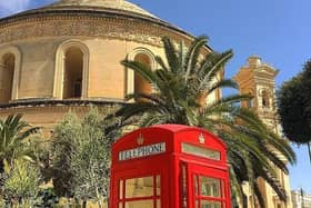 Two design classics – the Carron kiosk at Mosta Church in Malta