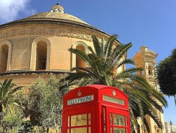 Two design classics – the Carron kiosk at Mosta Church in Malta
