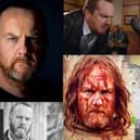 Some of the many roles of actor Frank Gilhooley