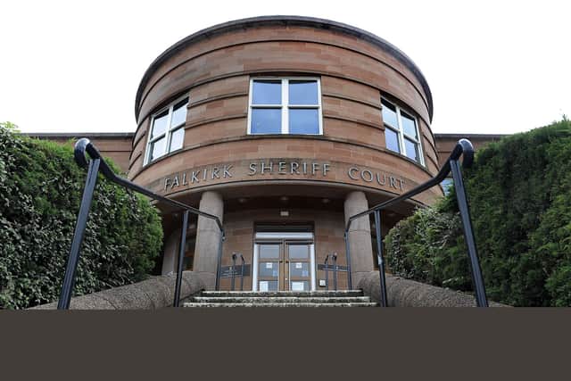 Ahmed appeared for sentence at Falkirk Sheriff Court