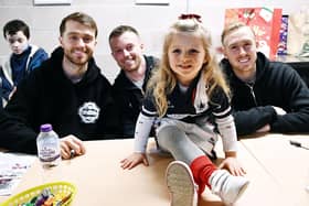 📷✍️ Junior Bairns' meet and greet with Falkirk stars ⚽🔵