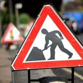 The hard shoulder on a stretch of the M9 southbound will be closed for eight weeks as work is carried out on boundary fencing.