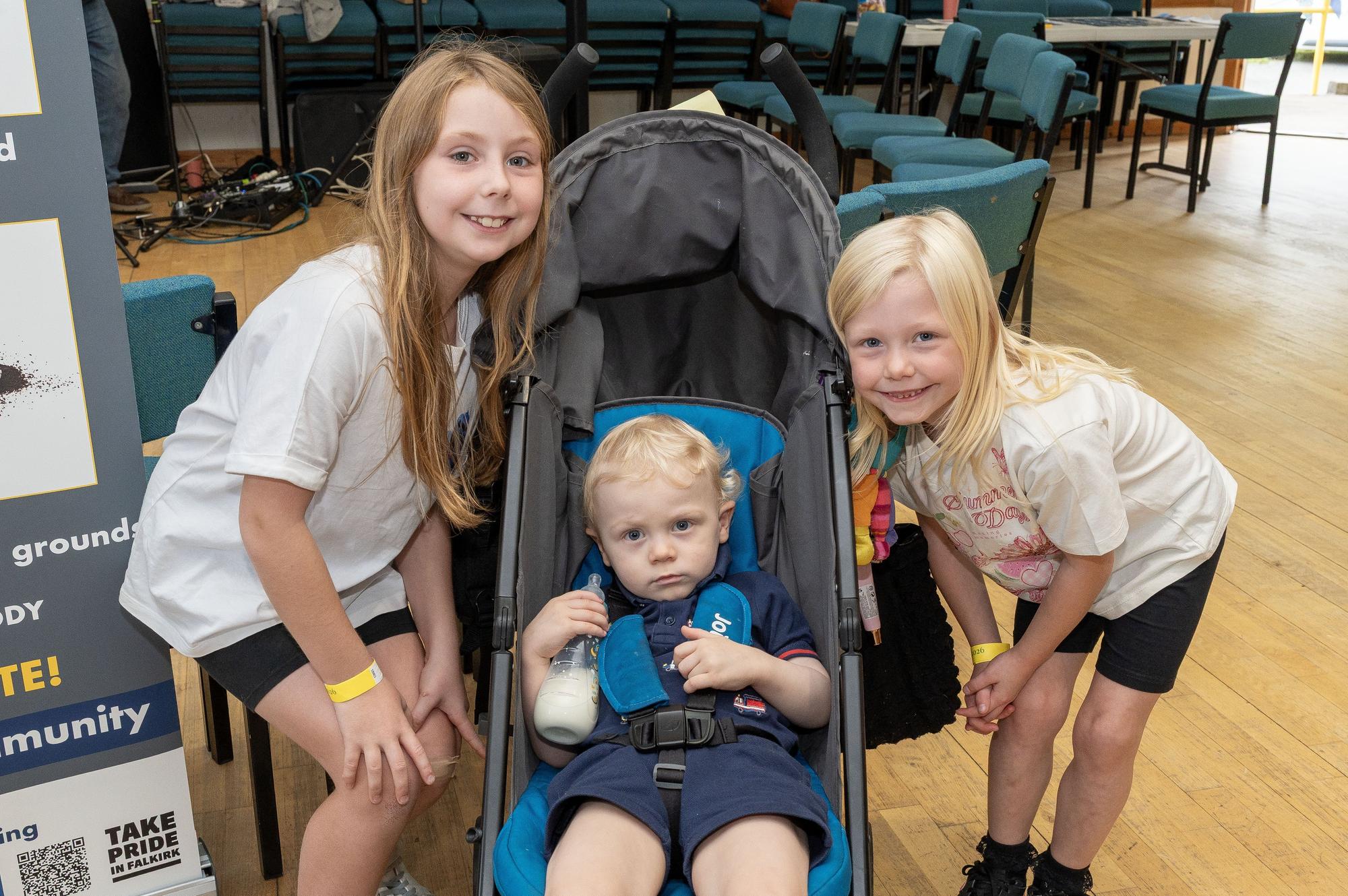 Families from the Polmont area attended in support of the new community festival.