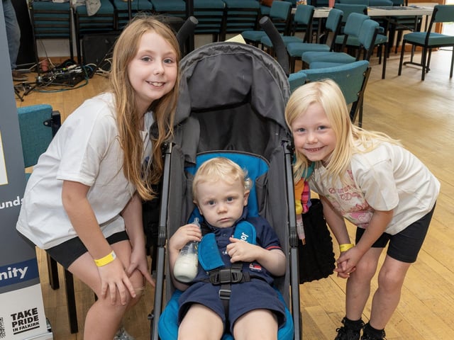 Families from the Polmont area attended in support of the new community festival.