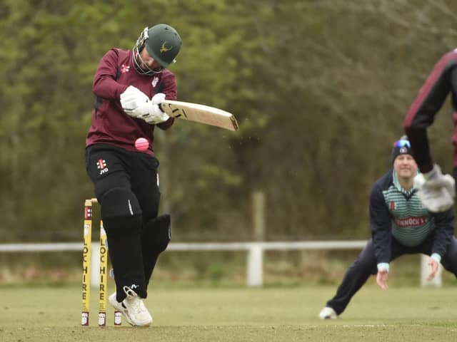 Stenhousemuir cricket club stock image, campaign 2022/23 (Picture: Alan Murray)