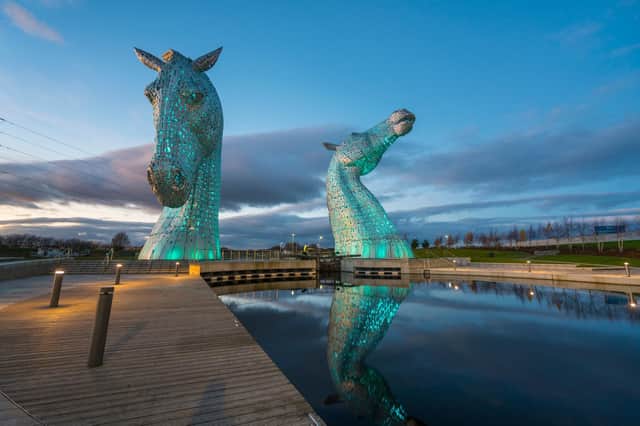 The Kelpies between Falkirk and Grangemouth were opened to the public in April 2014 (Pic by VisitScotland/Kenny Lam)