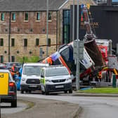 The recovery operation is underway.