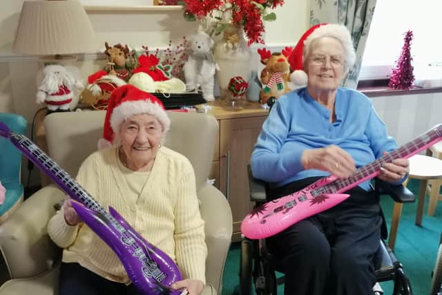 Rocking residents enjoy the Bankview care Home Christmas party