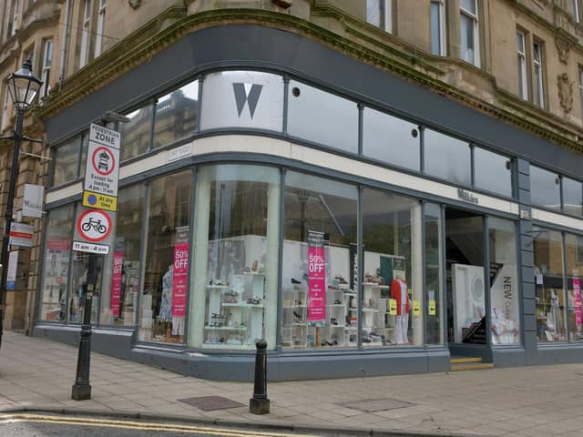 Wilkies in Newmarket Street, Falkirk closed in June, but now fixtures and fittings from the store are benefiting Strathcarron Hospice.  (Picture: Michael Gillen, National World)