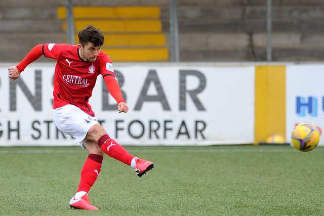 Charlie Telfer missed the Cove Rangers match through injury and will not be available for tonight's fixture at Peterhead