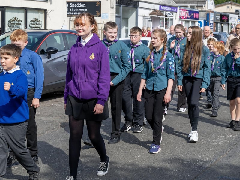 Youngsters show their respect for those who made the ultimate sacrifice for their country