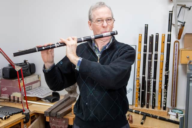 George Ormiston, Scotland's last wooden flute maker.