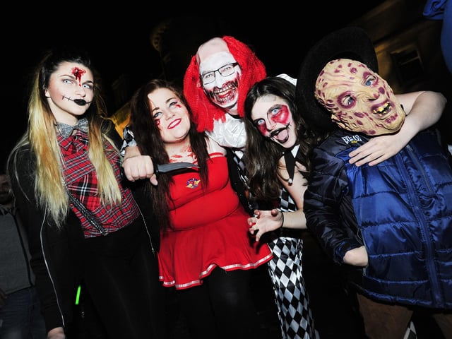 A Hallowe'en fundraiser in aid of Strathcarron Hospice took place in Callendar Park in 2015.