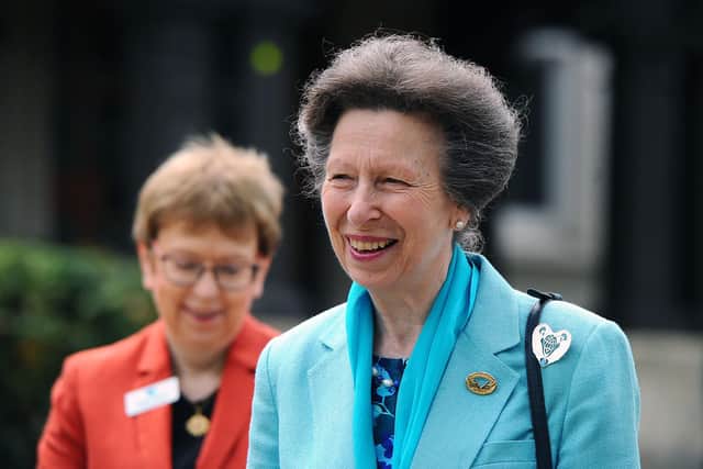 Her Royal Highness, The Princess Royal, visited Strathcarron Hospice today.