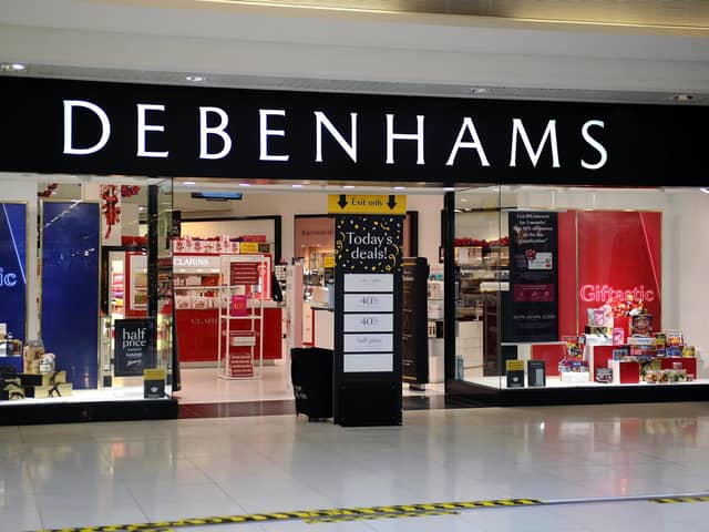 Falkirk's Debenhams store will close in May, the retailer has confirmed. Picture: Michael Gillen.
