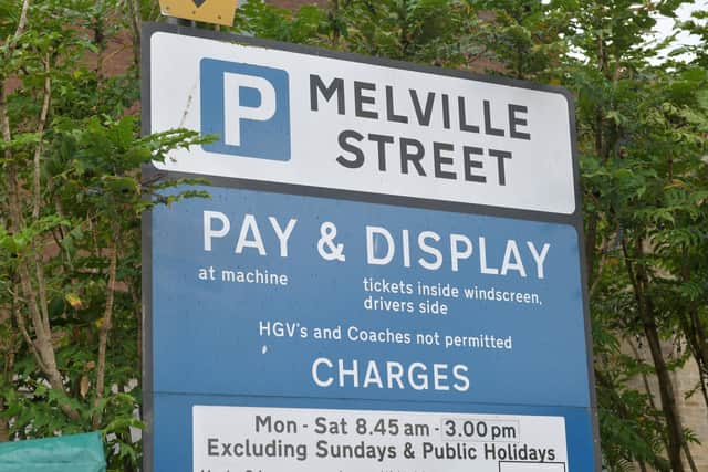 Motorists using Melville Street car park's charging point must pay for a ticket or face a penalty