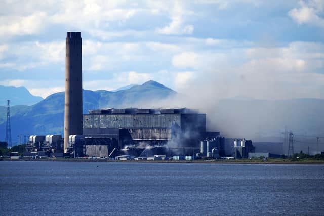 More demolition works are scheduled to take place at the former Longannet Power Station