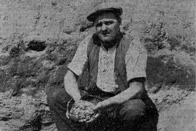 Robert Wallace was the workman who discovered the coins.