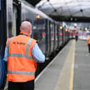 RMT members such as station staff and train conductors are due to strike on Monday, October 10. Picture: John Devlin