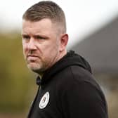 Bo'ness United manager Stuart Hunter's team have had a hectic recent fixture list (Pic by Brian Sutherland)