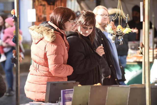 Traders offer a wide range of goods from food and drink to handmade crafts.