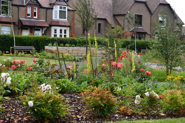Zetland Park received an award for its new look rose garden