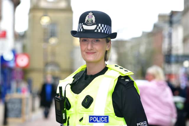 New Chief Inspector for the Falkirk area command Lynsey Kidd