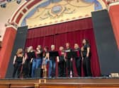 The Bo’ness Belles perform a country set to entertain punters. (Pic: Finlay Godfrey)