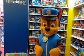 Chase from Paw Patrol will be visiting this area soon. Pic: Contributed