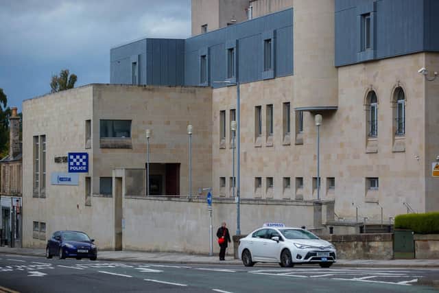 Young racially abused a police officer at Falkirk Police Station (Picture: Scott Louden, National World)