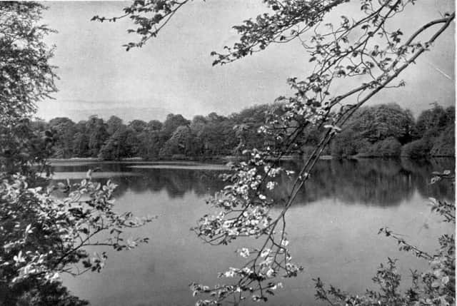 The dam pictured around 1950.