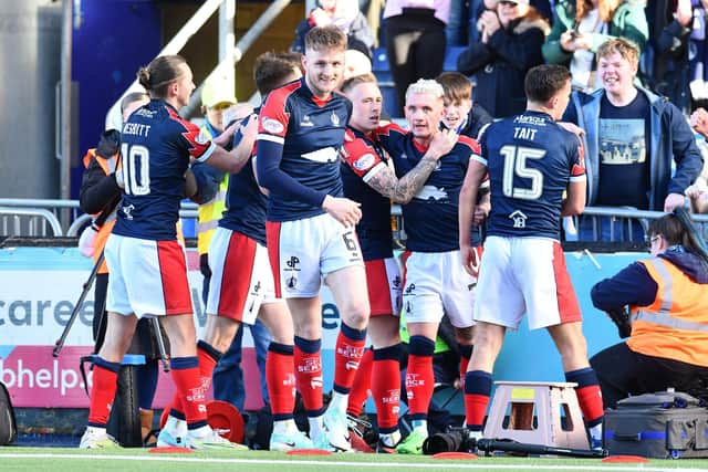 Ten Falkirk players make up the PFA Scotland League One team of the year's starting eleven (Photo: Michael Gillen)