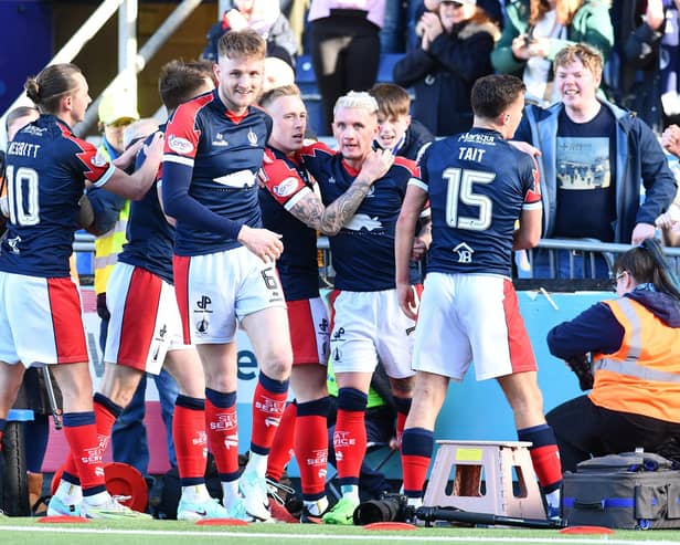 Ten Falkirk players make up the PFA Scotland League One team of the year's starting eleven (Photo: Michael Gillen)