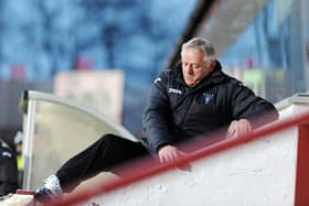 Falkirk manager Jim Jeffries is sent to the stands during a 2012 clash with the Pars