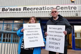 Councillors Ann Ritchie and David Aitchison backed the campaign to safeguard the sports centre - now Mrs Ritchie is saying the closure could impact the SNP at the ballot box. Pic; Michael Gillen