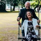 Stenhousemuir husband and wife Brian and Tricia Stewart are celebrating their Golden Wedding. Contributed.