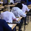 Pupils sitting exams. Pic: John Devlin