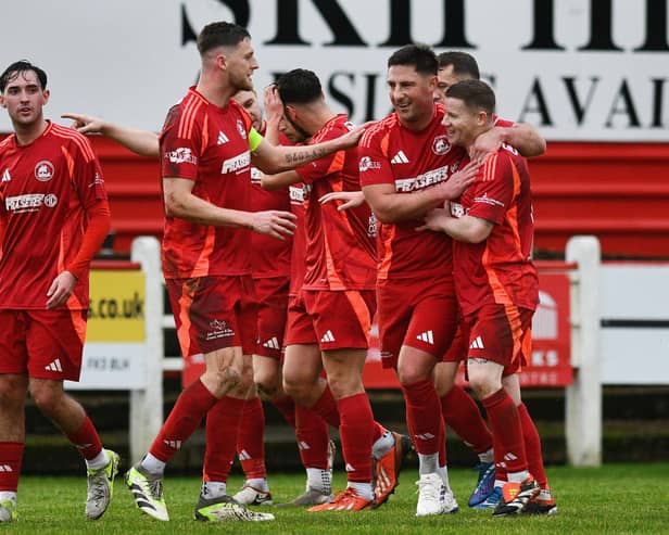 Camelon Juniors will be collecting donations for Falkirk Foodbank at their next home game. Pic: Michael Gillen
