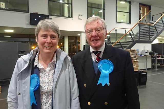 Scottish Conservative’s Sarah Patrick, who came just a few votes away from joining her father, Councillor John Patrick, as a representative of the ward.